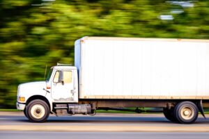 Box truck available for rental at move-in.